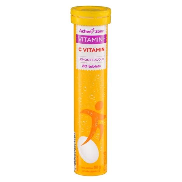 ACTIVE ZONE vitamin C šumeće tablete limun 80g 0
