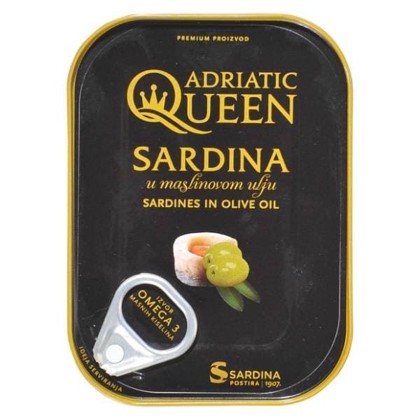 ADRIATIC QUEEN sardina u maslinovom ulju 73,5g 0