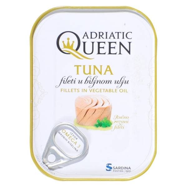 ADRIATIC QUEEN tuna fileti u biljnom ulju 73,5g 0