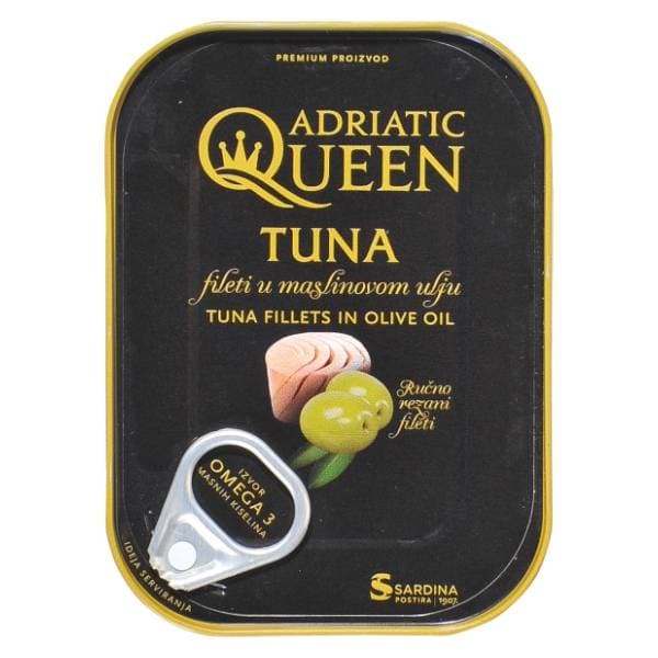 ADRIATIC QUEEN tuna fileti u maslinovom ulju 73,5g 0