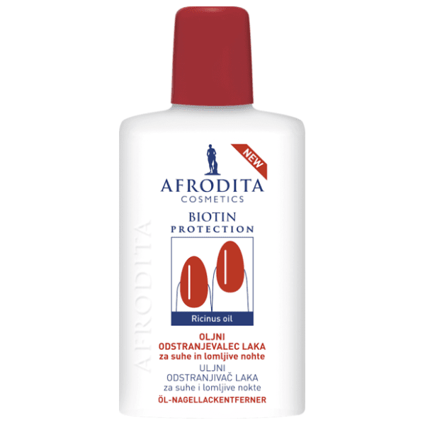 AFRODITA Biotin uljni odstranjivač laka za nokte 125ml 0