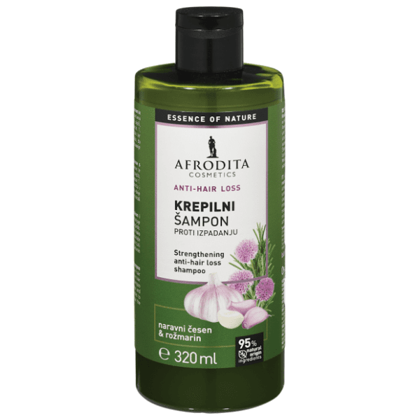 AFRODITA šampon protiv ispadanja češnjak i ružmarin 320ml 0
