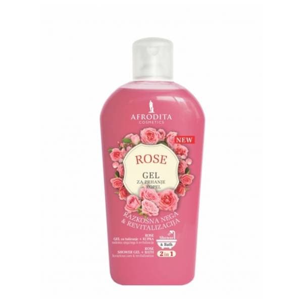 AFRODITA Rose gel za tuširanje 1l 0
