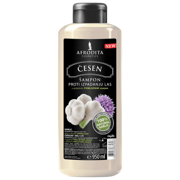 AFRODITA šampon protiv ispadanja kose češnjak 950ml 0