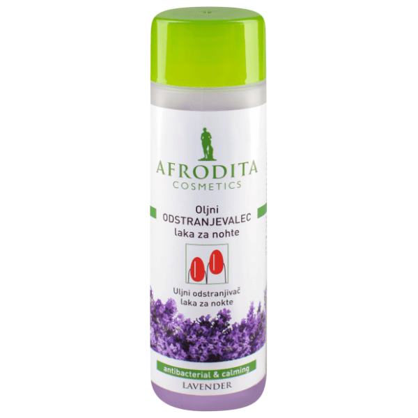 AFRODITA uljni odstranjivač laka za nokte lavanda 100ml 0