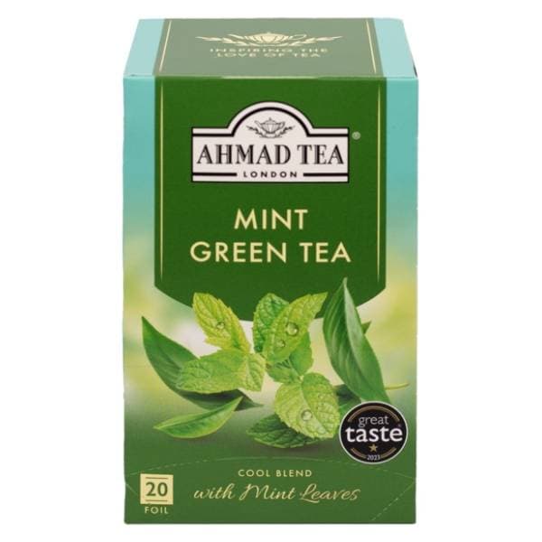 AHMAD TEA zeleni čaj s mentom 40g 0