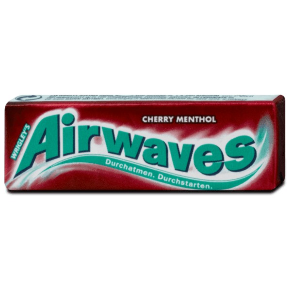 AIRWAVES Wrigley žvakaće gume cherry menthol 14g 0