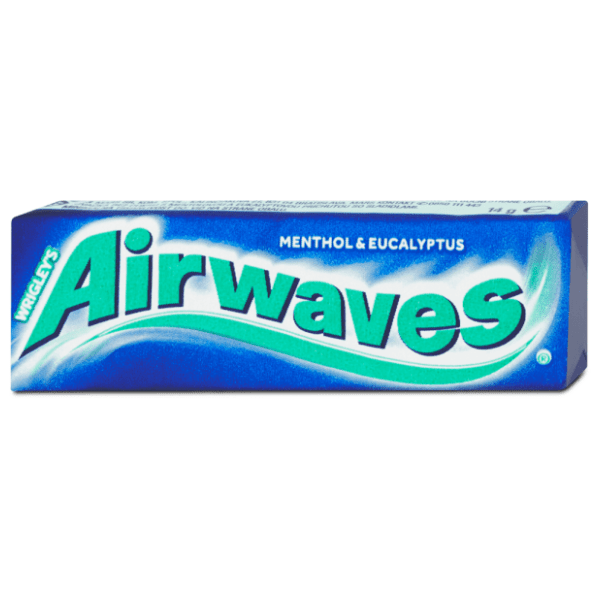 AIRWAVES Wrigley žvakaće gume mentol i eukaliptus 14g 0