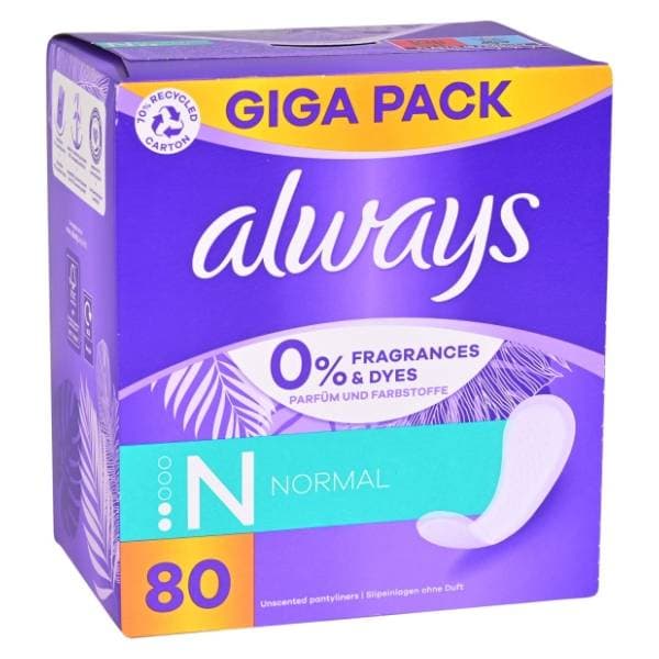 ALWAYS normal dnevni ulošci 80kom 0