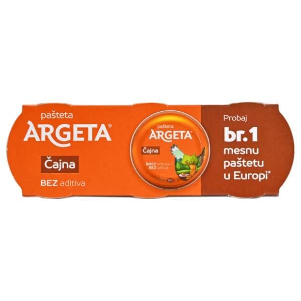 ARGETA Čajna pašteta 3x95g 0