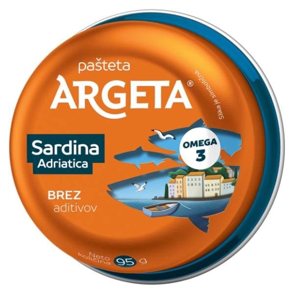 ARGETA Sardina Adriatica pašteta 95g 0