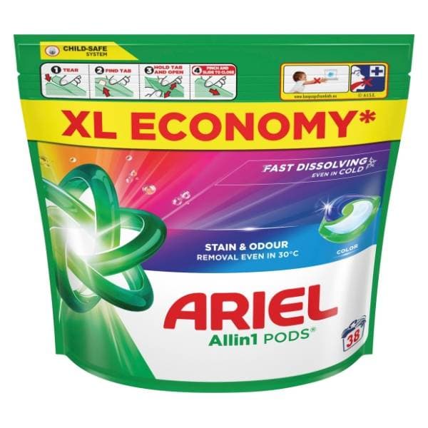ARIEL PODS Color kapsule za rublje 38kom 0