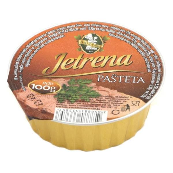 ASCOMMERCE jetrena pašteta 100g 0