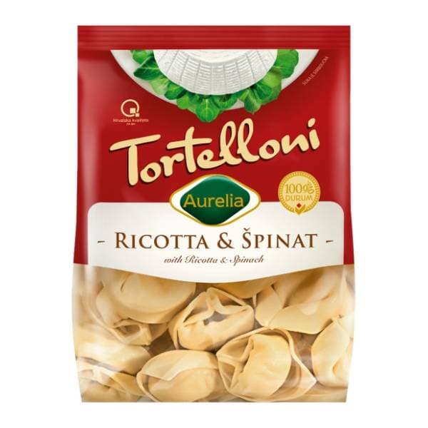 AURELIA Tortelloni svježa tjestenina ricotta & špinat 250g 0