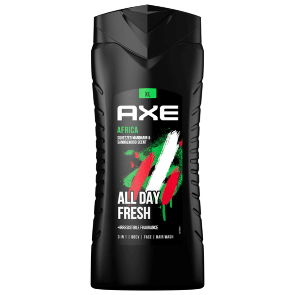 AXE gel za tuširanje Africa 3in1 400ml 0