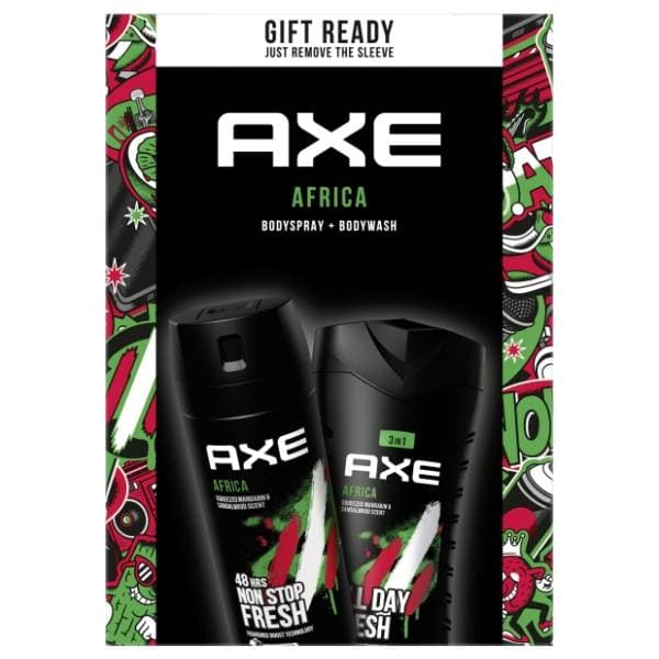 AXE set Africa (dezodorans 150ml i gel za tuširanje 150ml) 0