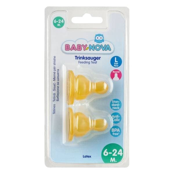 BABY NOVA sisač okrugli L (6-24m) 2kom 0