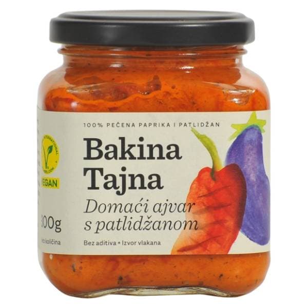BAKINA TAJNA ajvar s patlidžanom 300g 0