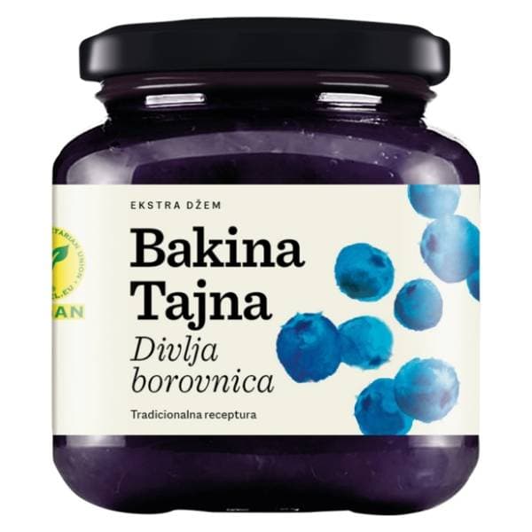 BAKINA TAJNA Ekstra džem divlja borovnica 375g 0