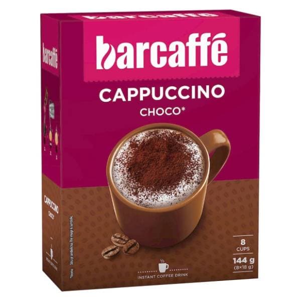 BARCAFFE Cappuccino choco instant kava 8x18g 0