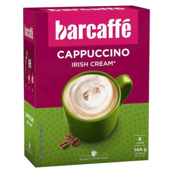 BARCAFFE Cappuccino irish cream instant kava 8x18g 0