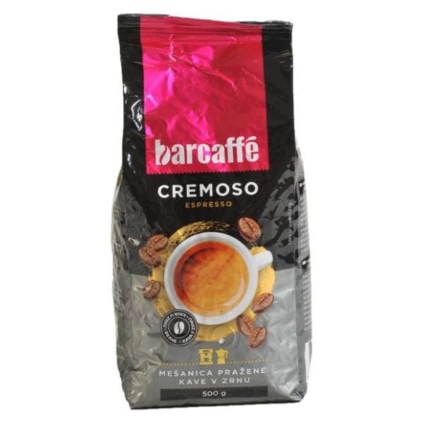 BARCAFFE Cremoso Espresso kava u zrnu 500g 0