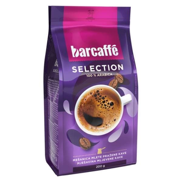 BARCAFFE Selection 100% Arabica mljevena kava 200g 0