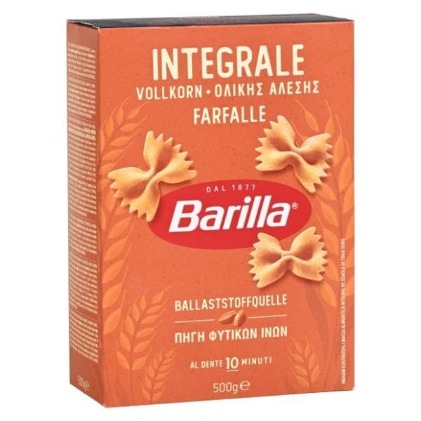 BARILLA Integrale tjestenina farfalle 500g 0