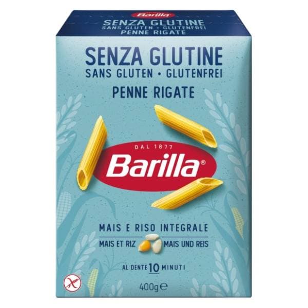 BARILLA tjestenina penne rigate bez glutena 400g 0