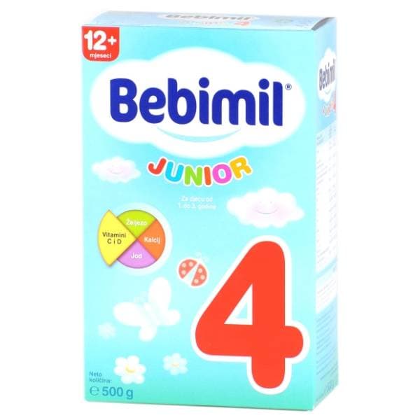BEBIMIL Junior 4 mliječna hrana za dojenčad 500g 0