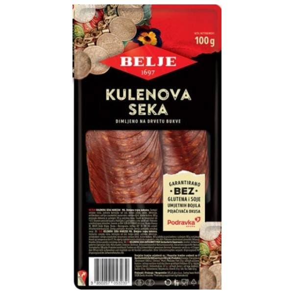 BELJE Kulenova seka narezak 100g 0