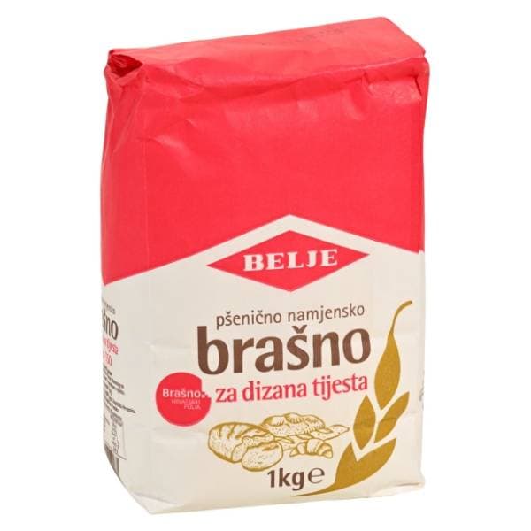 BELJE pšenično namjensko brašno za dizana tijesta 1kg 0