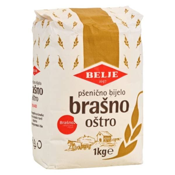 BELJE T-400 pšenično bijelo brašno oštro 1kg 0