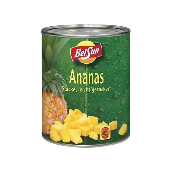 BELSUN kompot od ananas kocke 560g 0