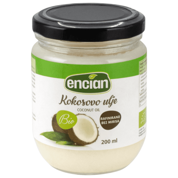 ENCIAN Bio kokosovo ulje bez mirisa, 200ml 0