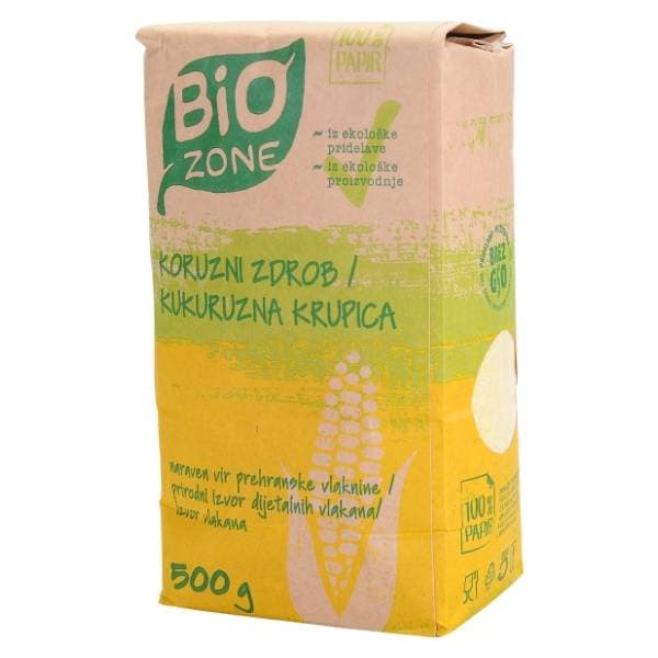 BIO ZONE Kukuruzna krupica 500g 0