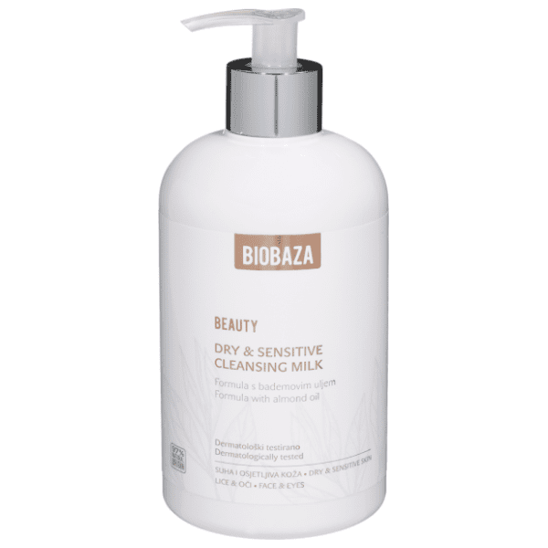 BIOBAZA Beauty mlijeko za čišćenje lica 500ml 0