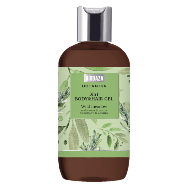 BIOBAZA gel za tuširanje botanika wild meadow 3in1 250ml 0