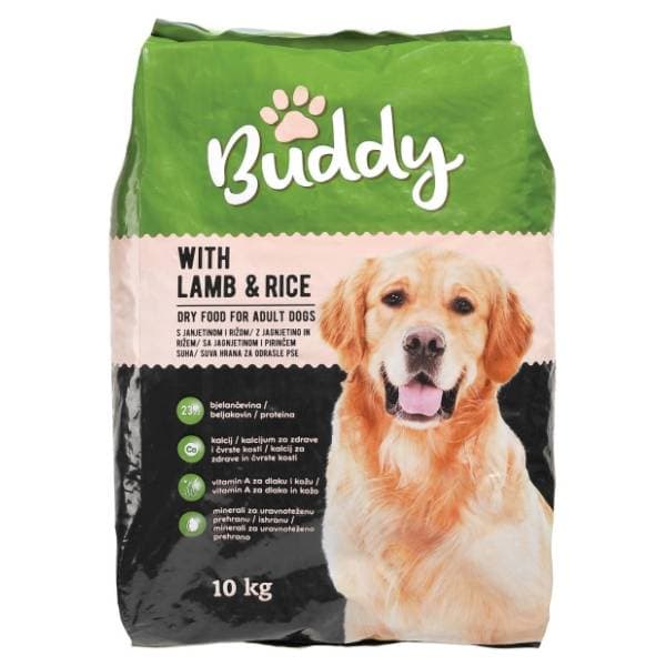 BUDDY hrana za pse janjetina i riža 10kg 0