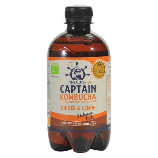 CAPTAIN Kombucha đumbir  limun 0,4l 0