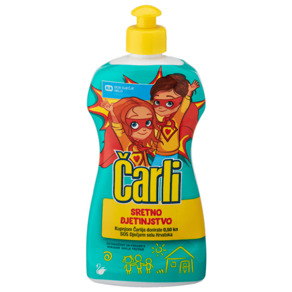 ČARLI deterdžent za suđe divlja trešnja 450ml 0