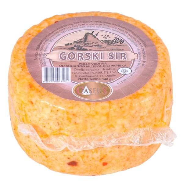 CASEUS Gorski sir sa čili paprikom 340g 0