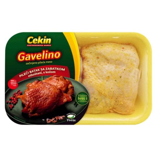 CEKIN Gavelino pileći batak sa zabatkom otkošteni s kožom 600g 0