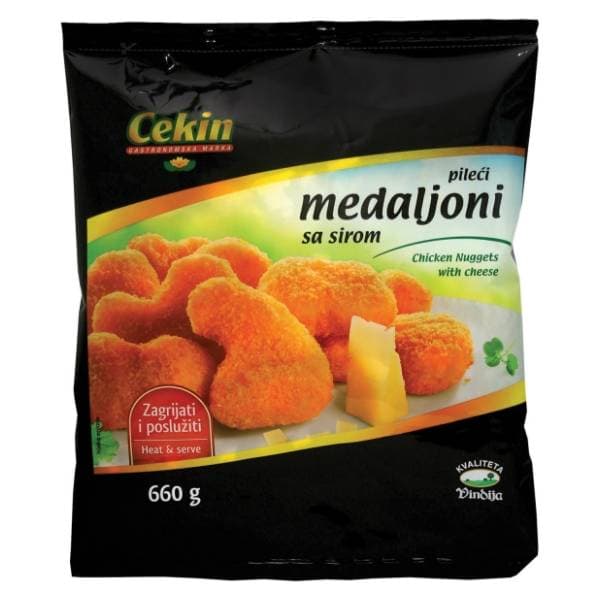 CEKIN pileći medaljoni sa sirom 660g 0