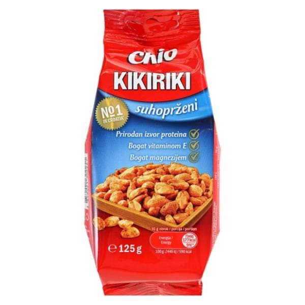 CHIO kikiriki suhoprženi bez ulja 125g 0