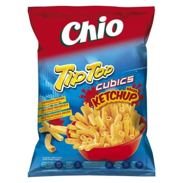 CHIO Tip Top flips ketchup 50g 0