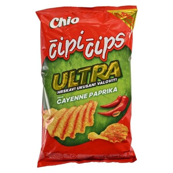CHIO Čipi čips ultra cayenne paprika 120g 0
