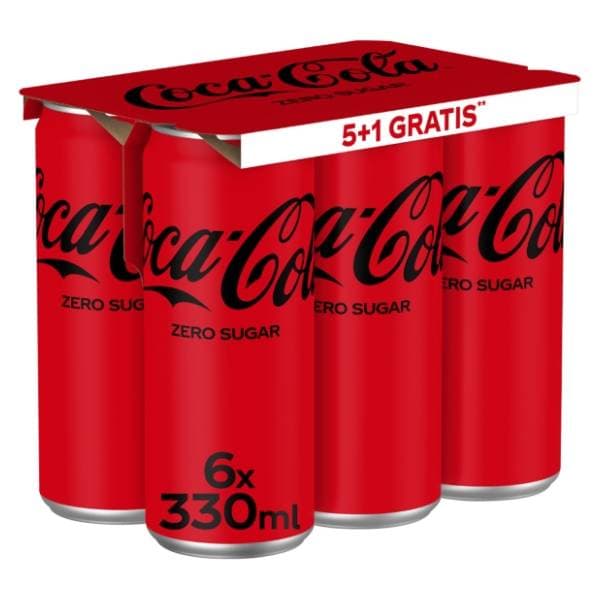 COCA COLA Zero multipack 6x330ml 5+1 gratis 0