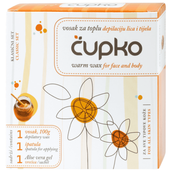 ČUPKO topli vosak za depilaciju 100g 0