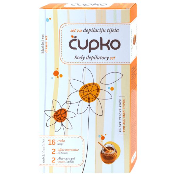 ČUPKO trake za depilaciju tijela 16kom 0